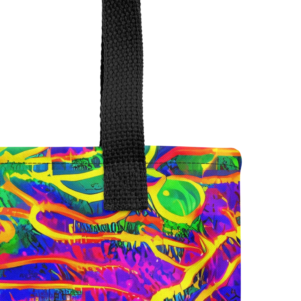 Neon Bioluminescence on Tote Bag — Product details