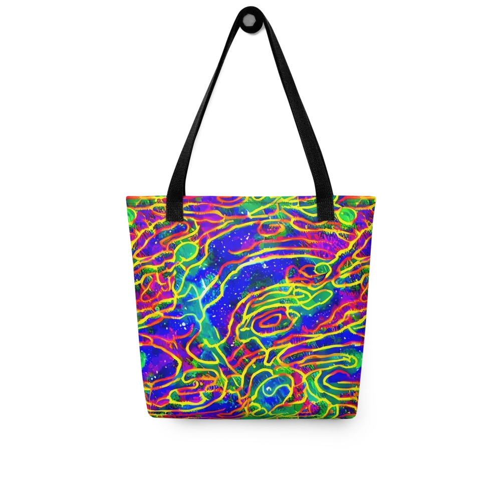 Neon Bioluminescence on Tote Bag — Front