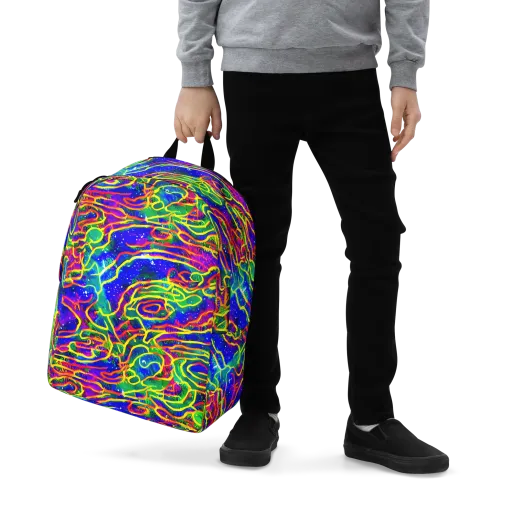 Neon Bioluminescence on a Minimalist Backpack