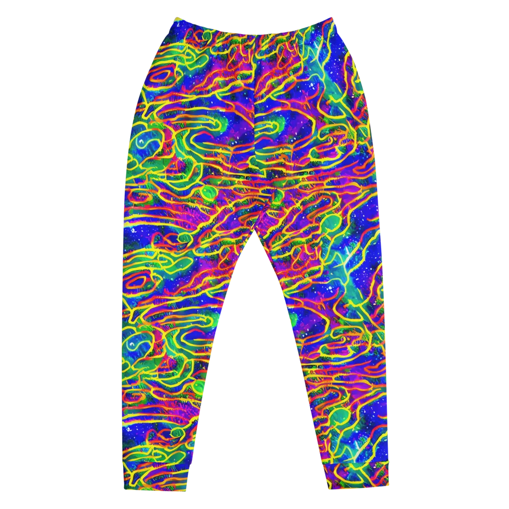 Neon Bioluminescence on Men's Joggers — Front