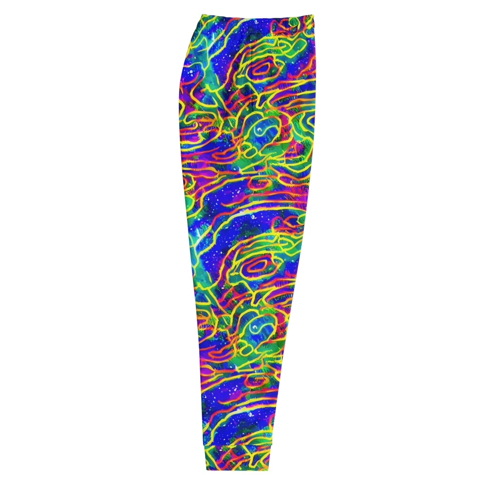 Neon Bioluminescence on Men's Joggers — Right