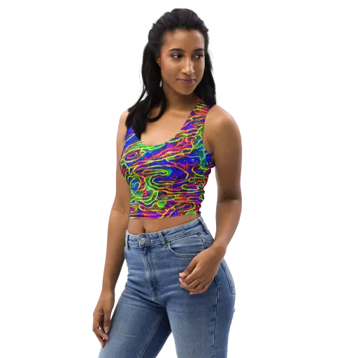 Neon Bioluminescence on a Crop Top