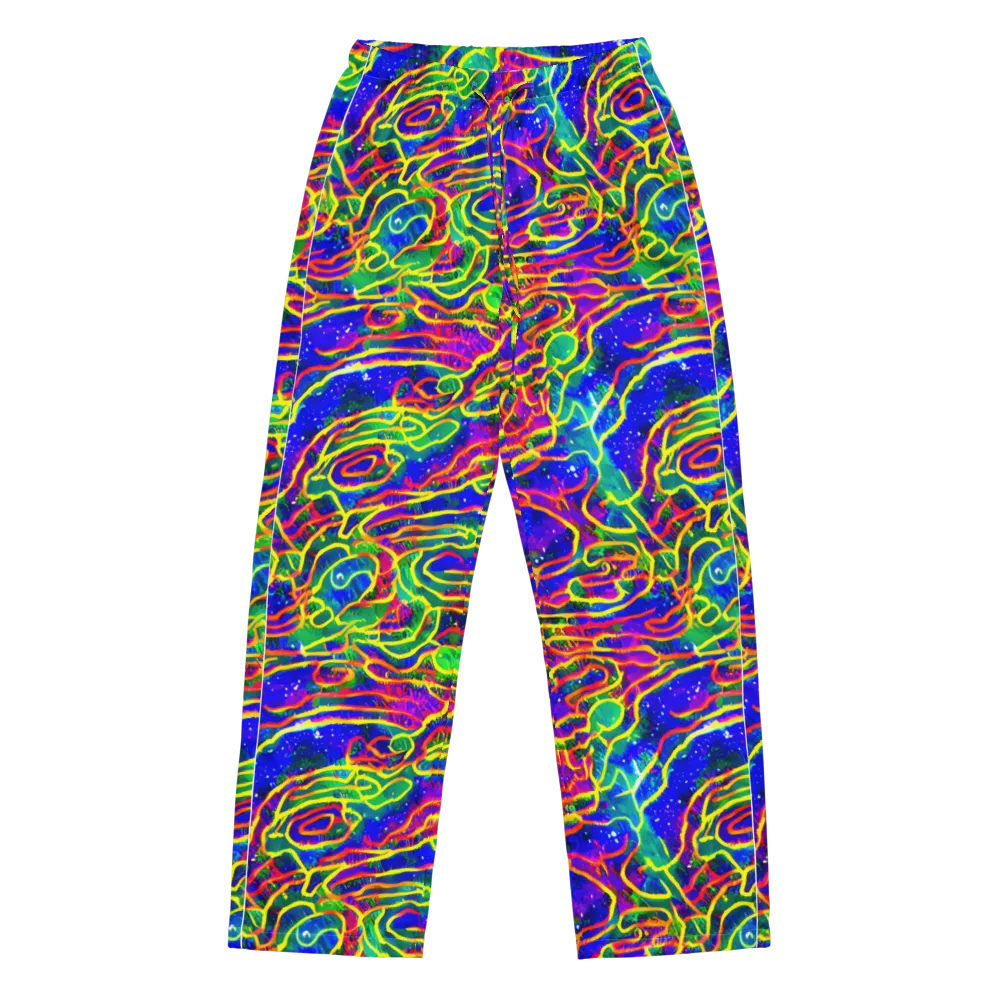 Neon Bioluminescence on Women's Pajama Pants — Front