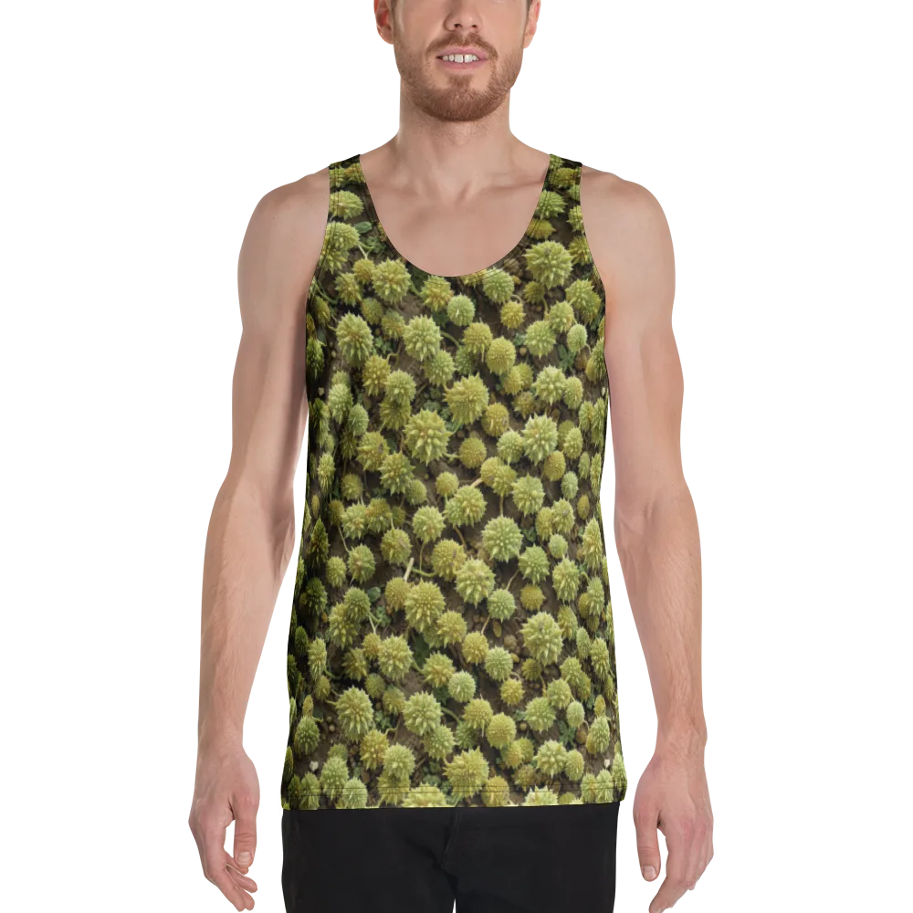 Verdant Starburst on Men's Tank Top — Front