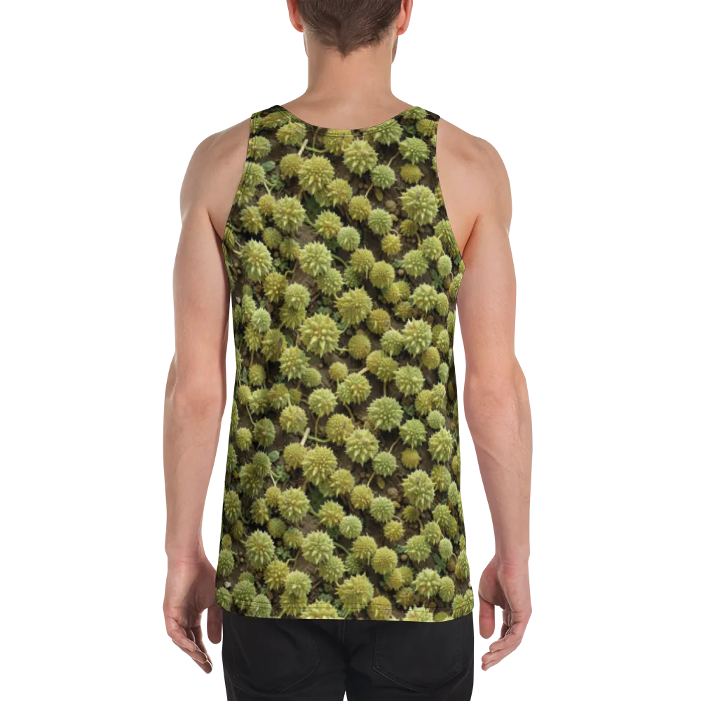 Verdant Starburst on Men's Tank Top — Back