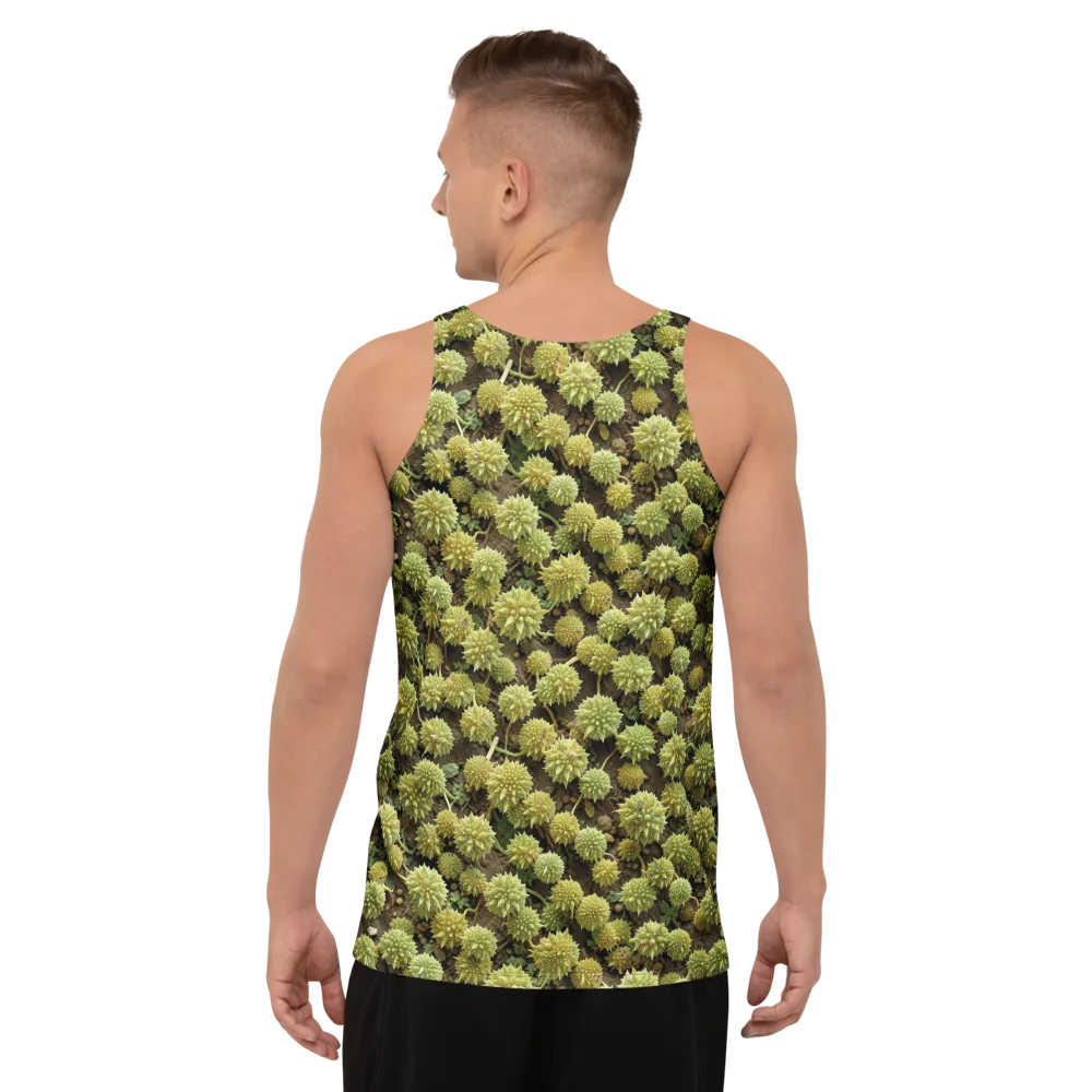 Verdant Starburst on Men's Tank Top — Back