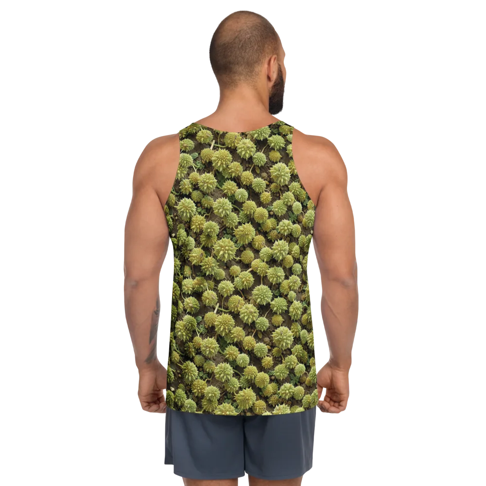 Verdant Starburst on Men's Tank Top — Back