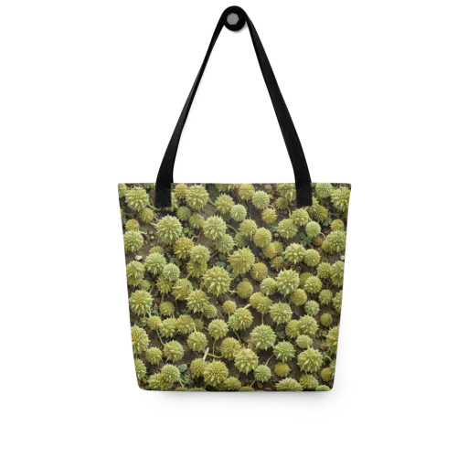 Verdant Starburst on a Tote Bag
