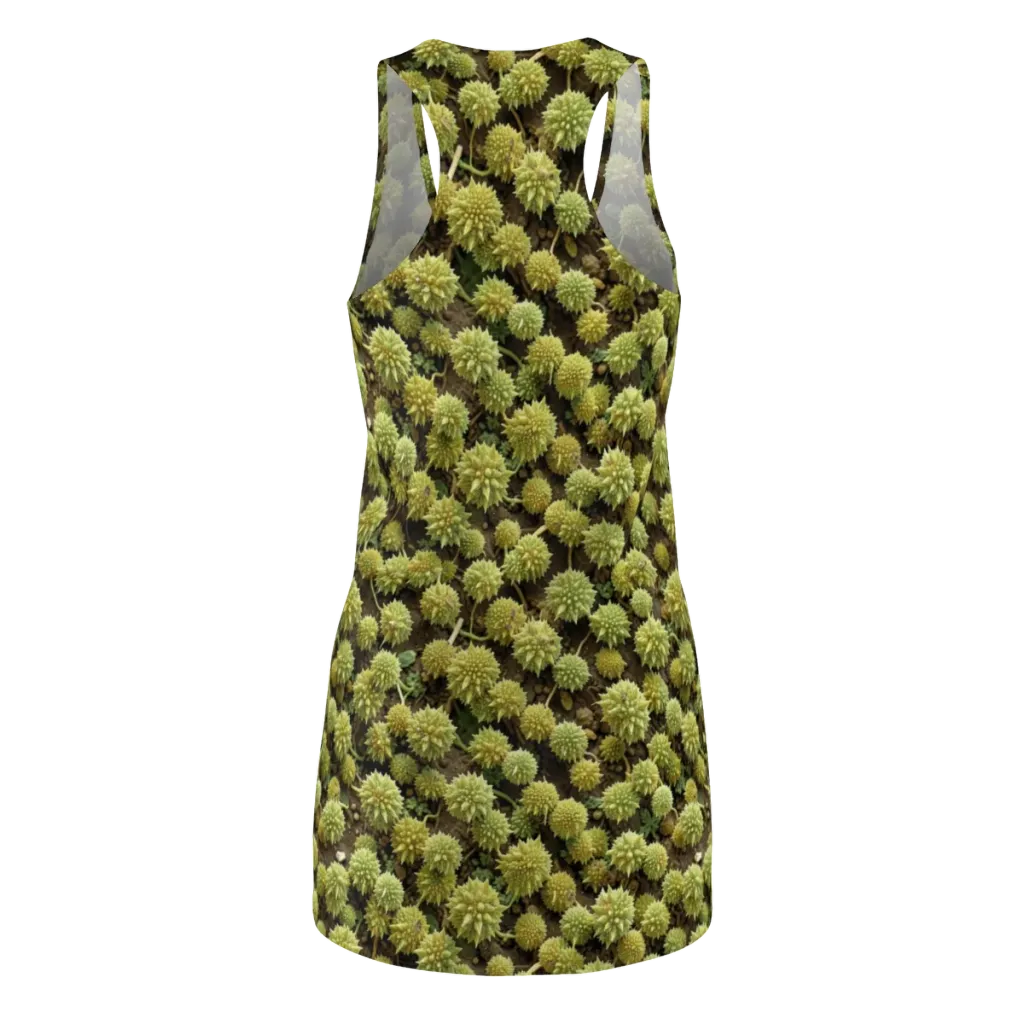 Verdant Starburst on Racerback Dress — Back
