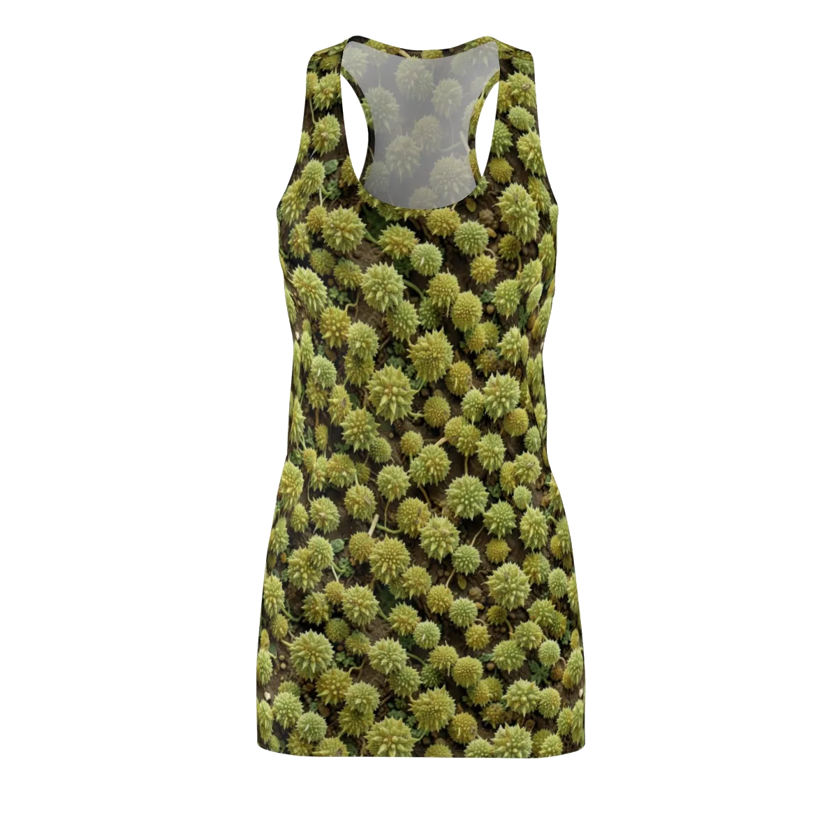 Verdant Starburst on Racerback Dress — Front