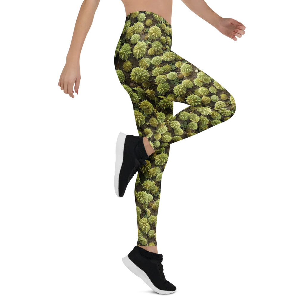 Verdant Starburst on Leggings — Right