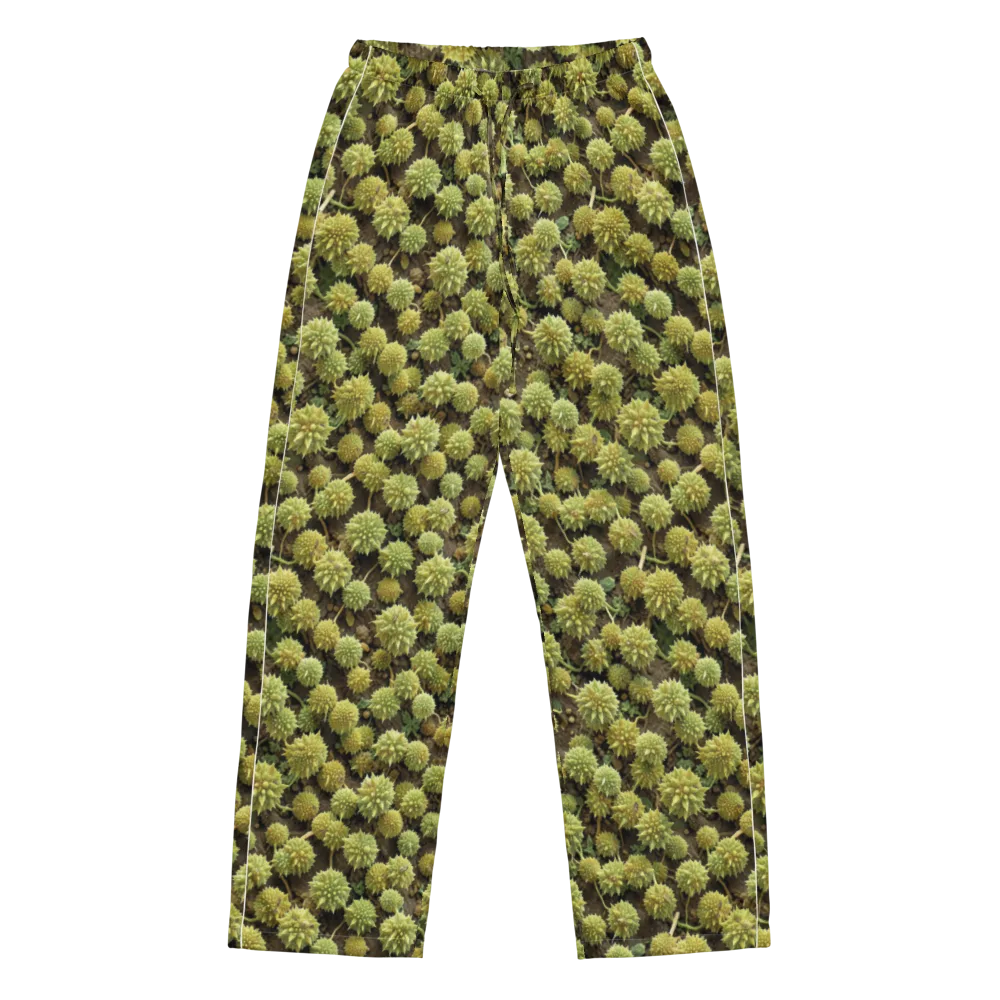 Verdant Starburst on Women's Pajama Pants — Front