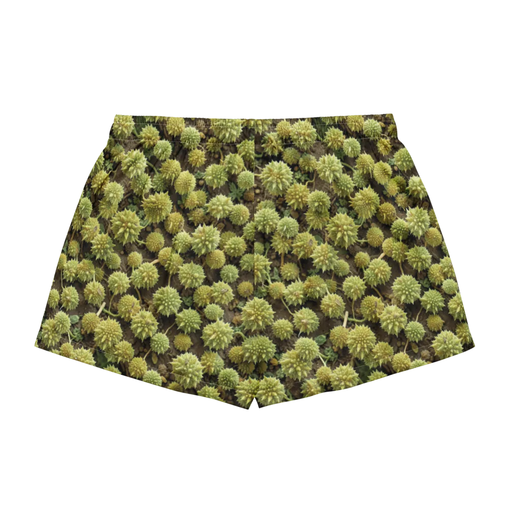 Verdant Starburst on Women's Pajama Shorts — Back
