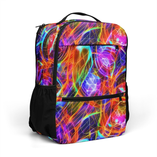 Fuchsia Current on a Utility Backpack