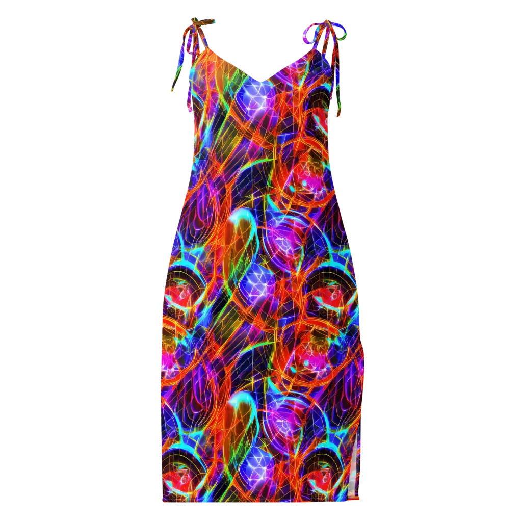Fuchsia Current on Slip Dress — Front
