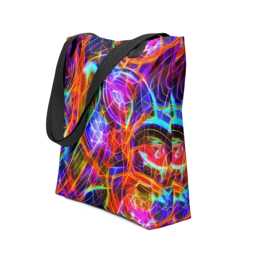 Fuchsia Current on a Tote Bag