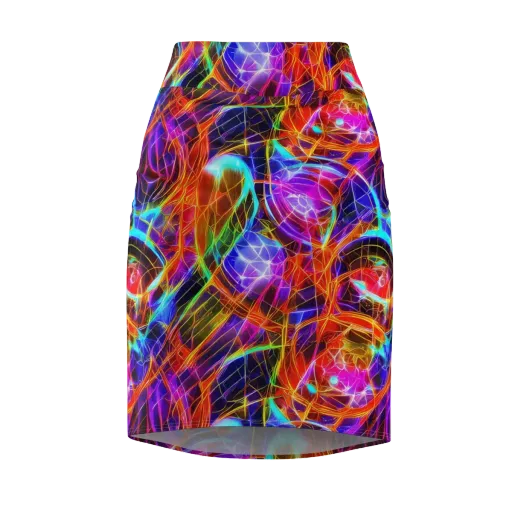 Fuchsia Current on a Pencil Skirt