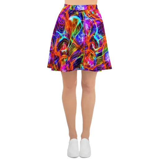 Fuchsia Current on a Skater Skirt