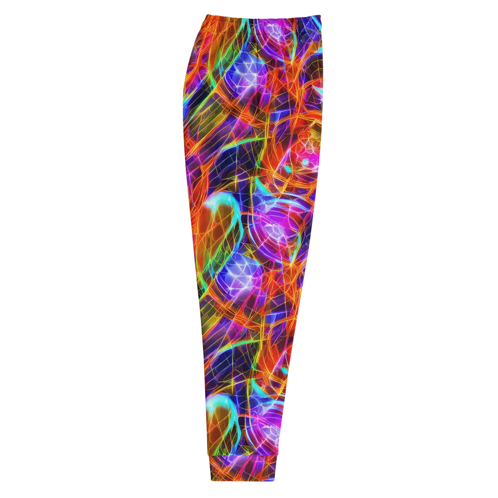Fuchsia Current on Men's Joggers — Right