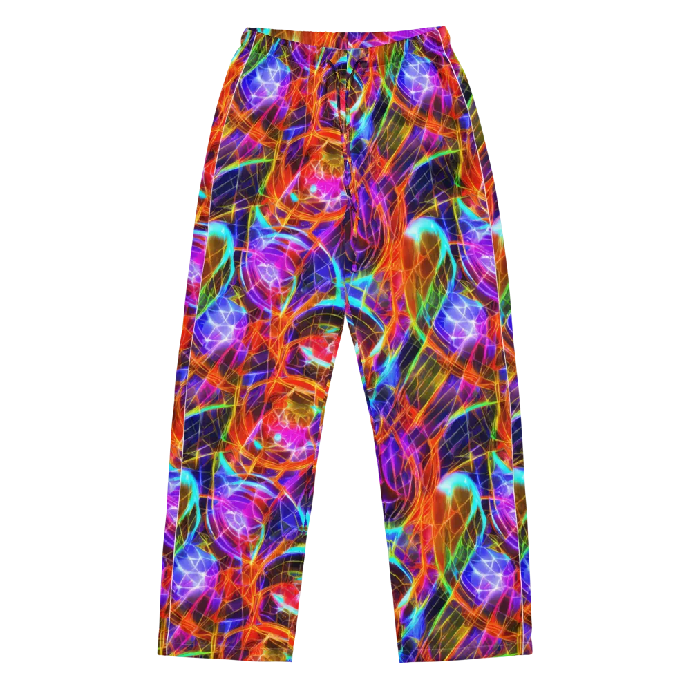 Fuchsia Current on Women's Pajama Pants — Front
