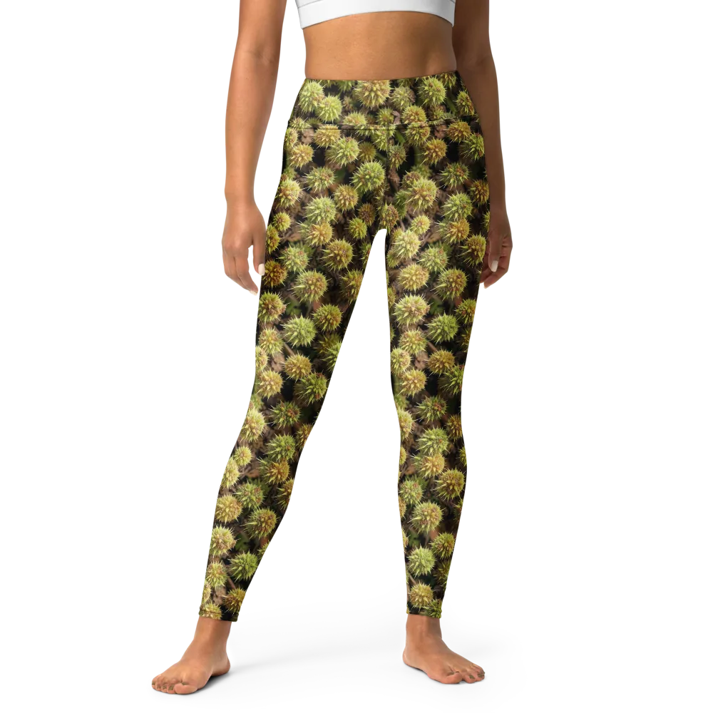 Thornfruit Meadow on Yoga Leggings — Front