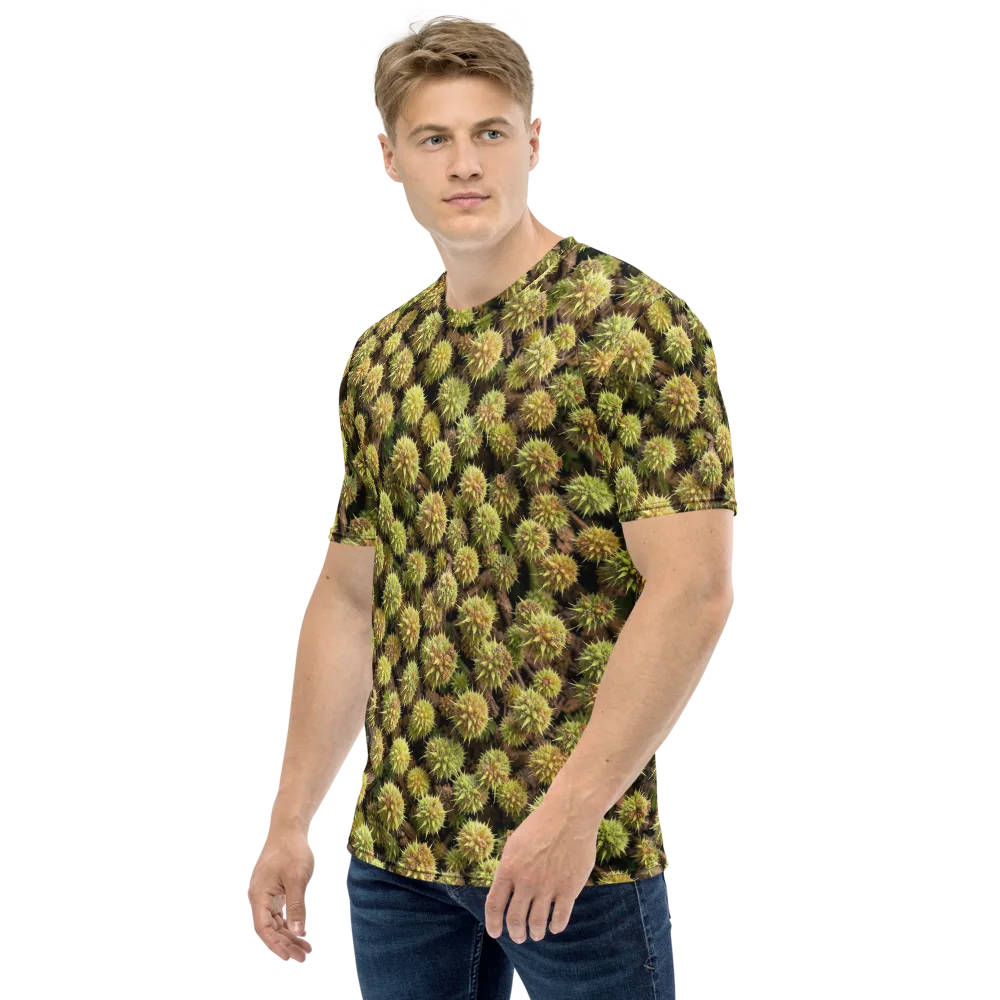 Thornfruit Meadow on Men's Crew Neck T-Shirt — Left