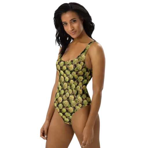 Thornfruit Meadow on a One-Piece Swimsuit