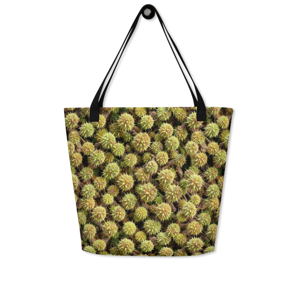 Thornfruit Meadow on Large Tote Bag W/ Pocket — Front