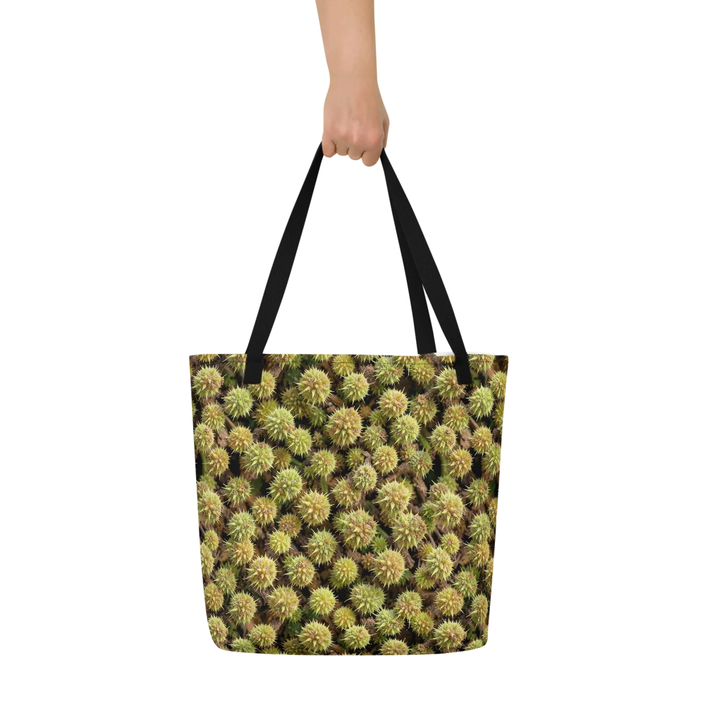 Thornfruit Meadow on Large Tote Bag W/ Pocket — Front
