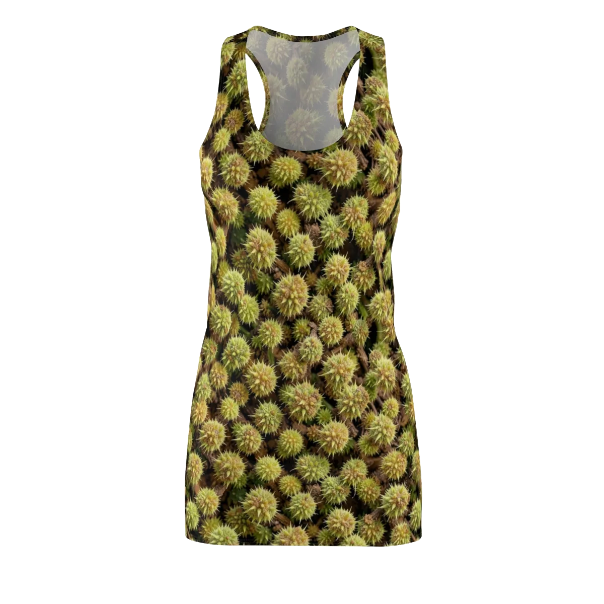 Thornfruit Meadow on Racerback Dress — Front