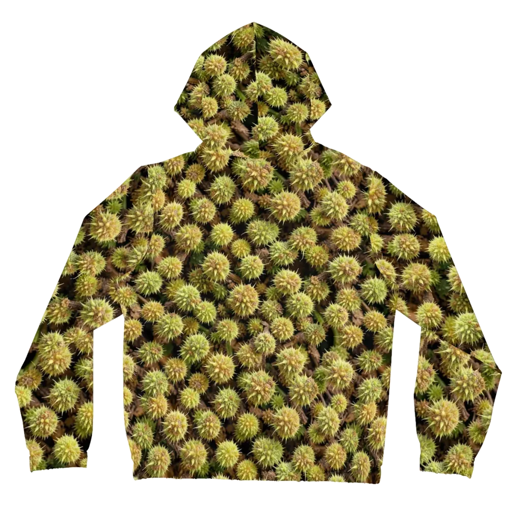 Thornfruit Meadow on Women's Full-Zip Hoodie — Back