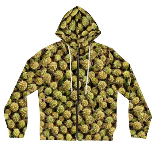 Thornfruit Meadow on a Women's Full-Zip Hoodie