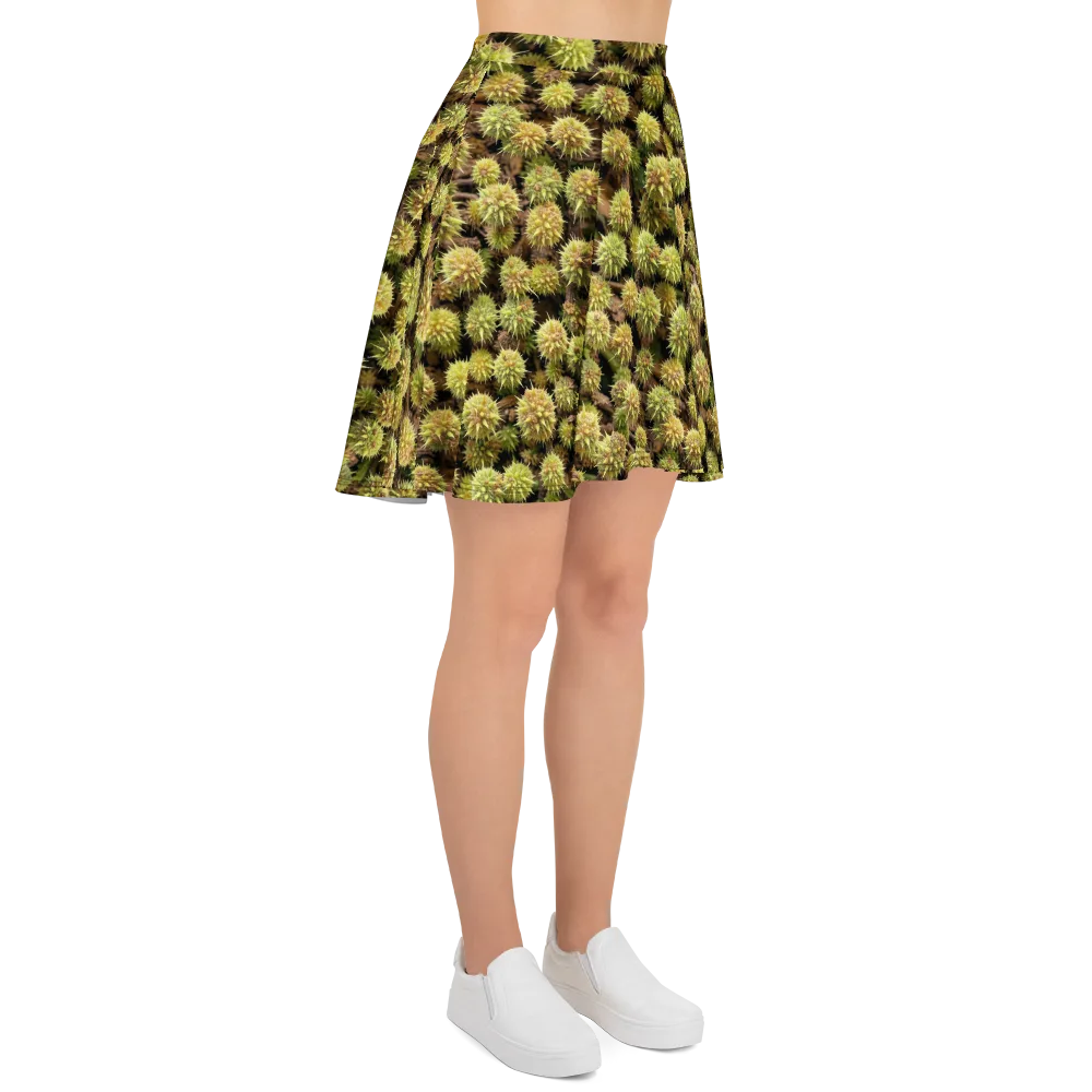 Thornfruit Meadow on Skater Skirt — Right