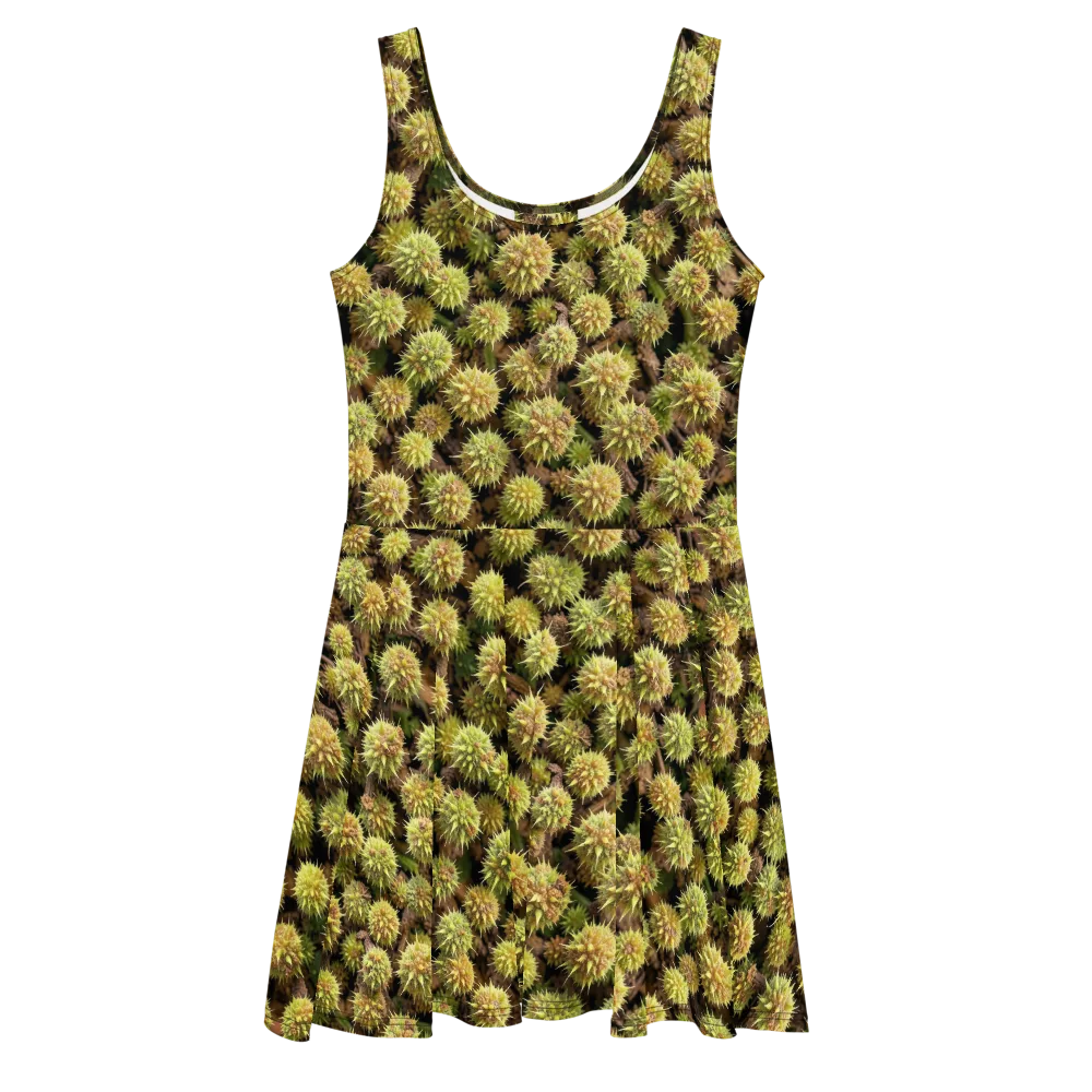Thornfruit Meadow on Skater Dress — Front