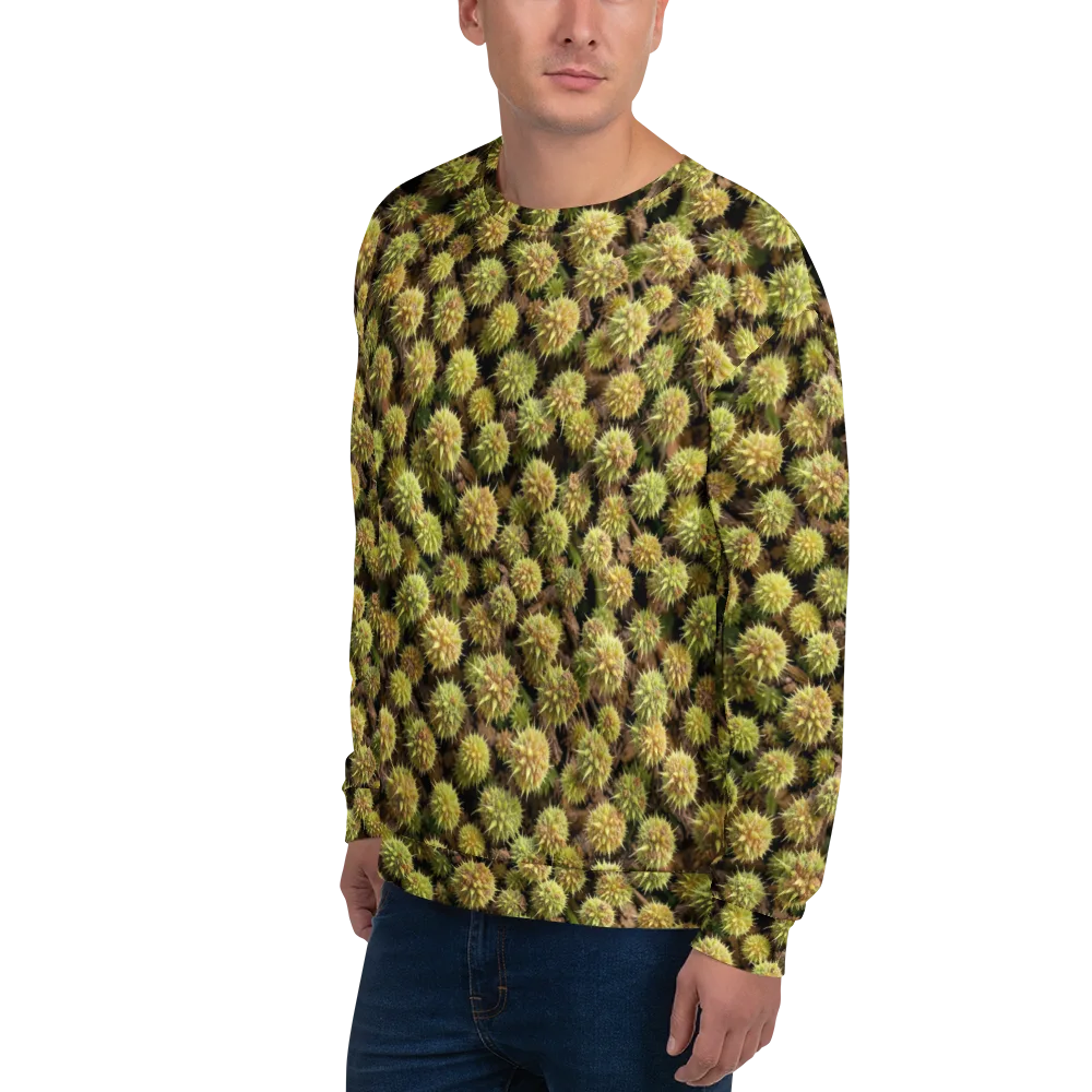 Thornfruit Meadow on Sweatshirt — Left Front