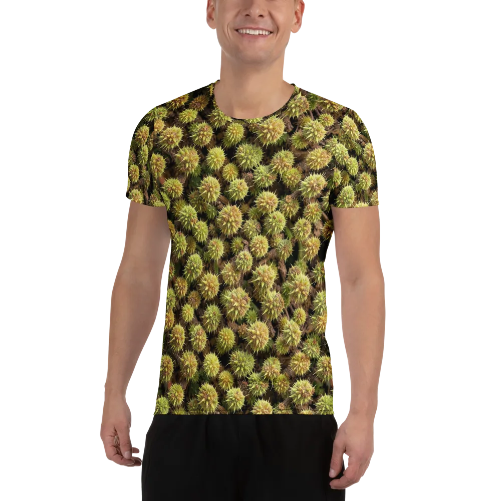 Thornfruit Meadow on Men's Athletic T-Shirt — Front