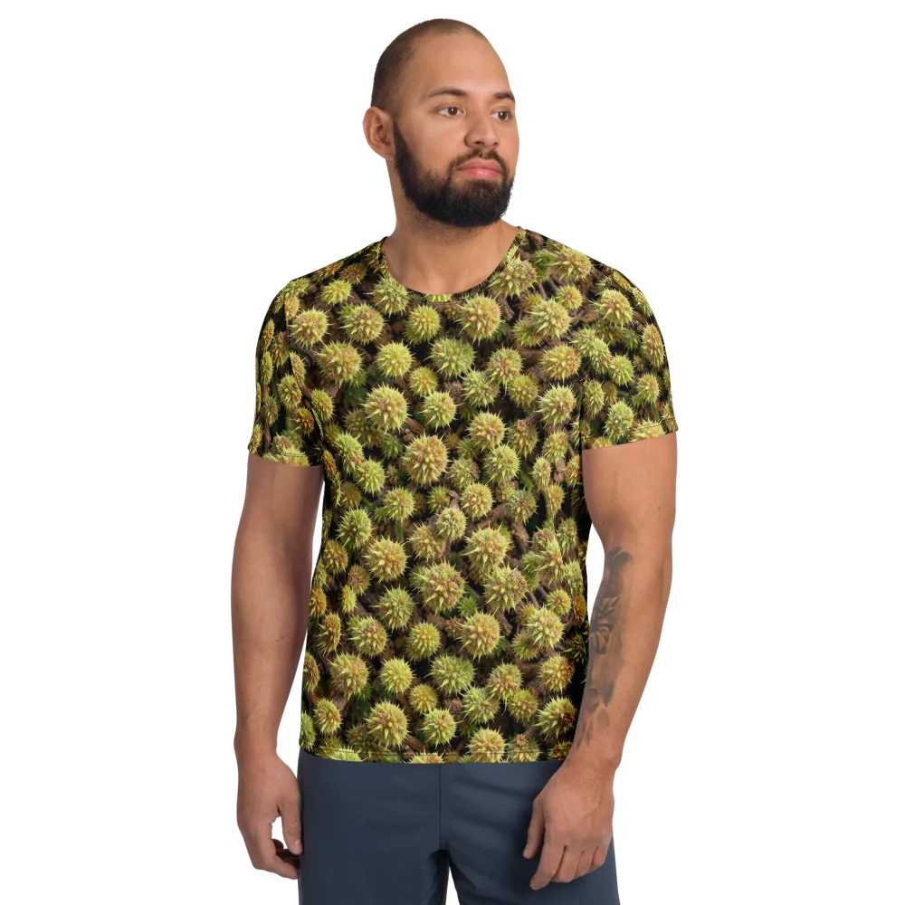 Thornfruit Meadow on Men's Athletic T-Shirt — Front