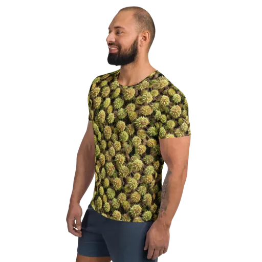 Thornfruit Meadow on a Men's Athletic T-Shirt