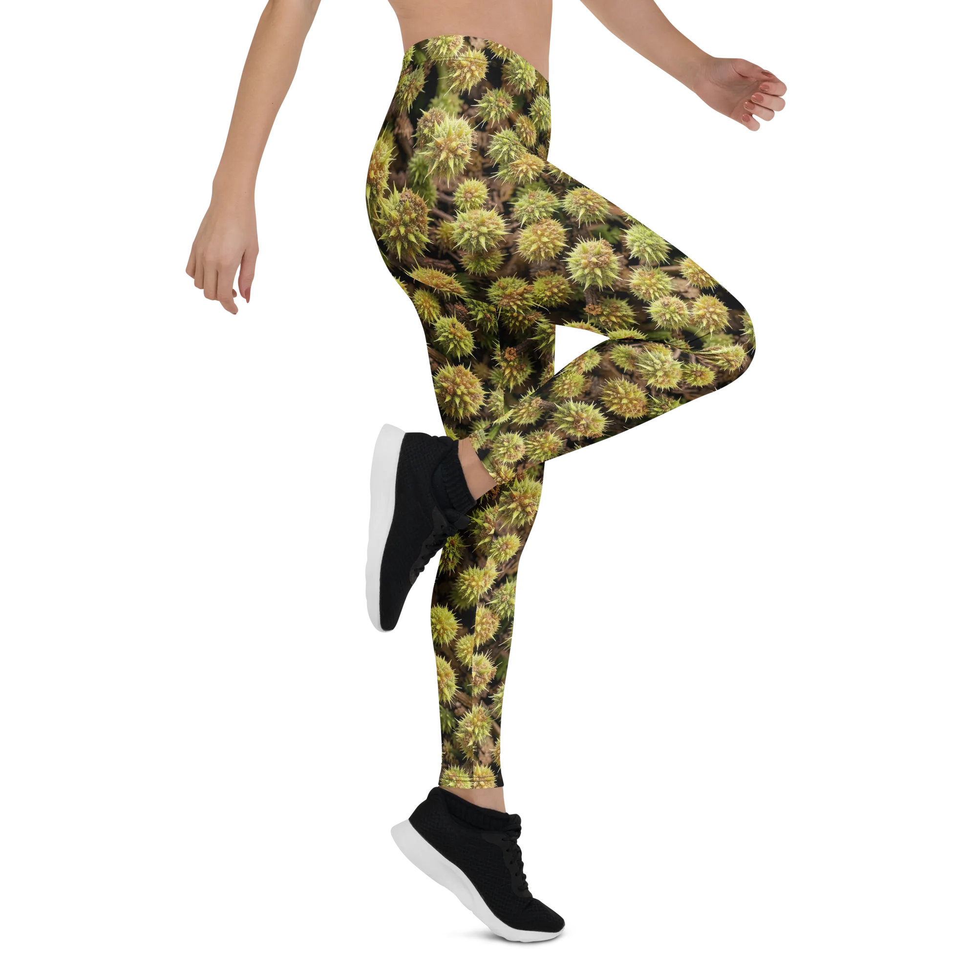 Thornfruit Meadow on Leggings — Right