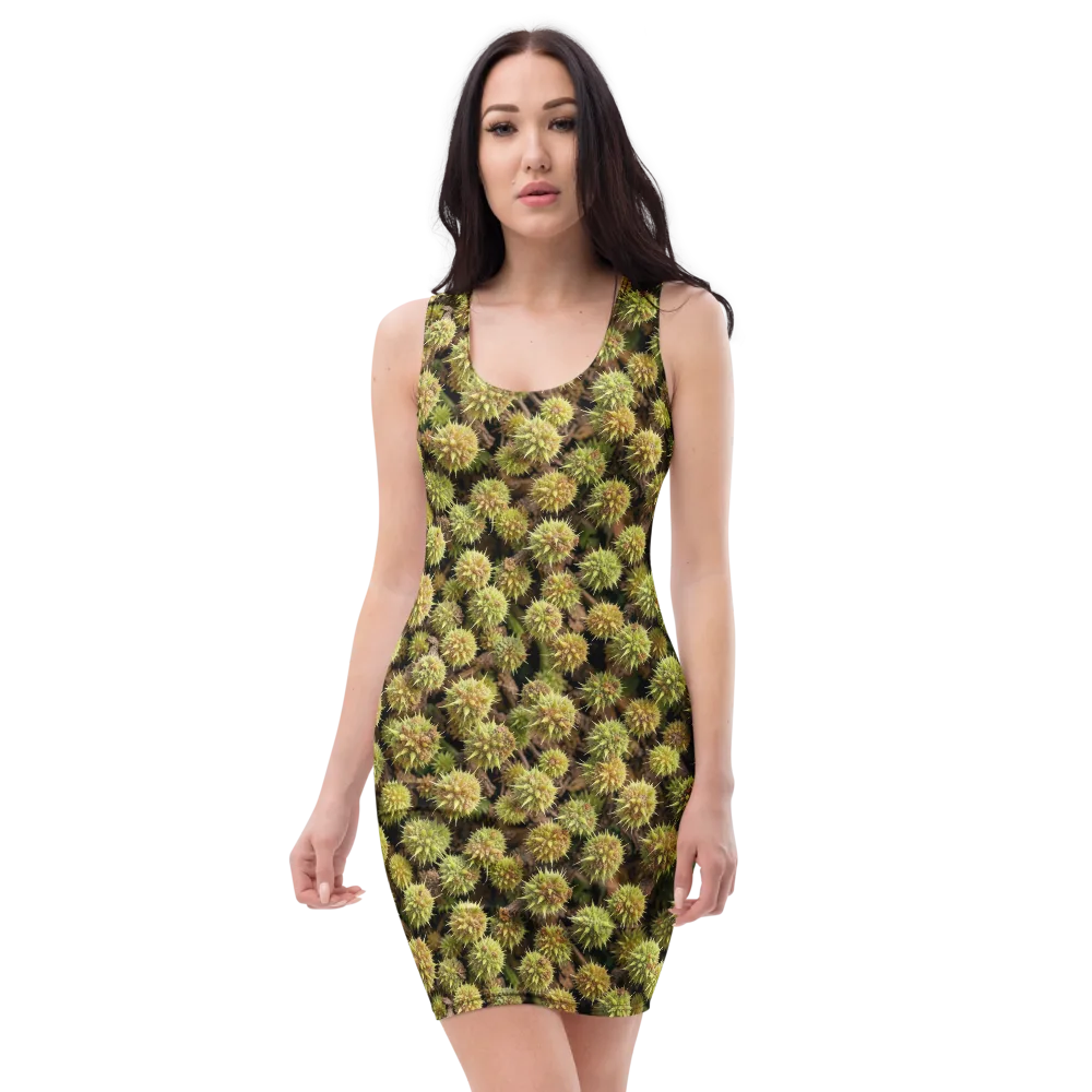 Thornfruit Meadow on Bodycon Dress — Front