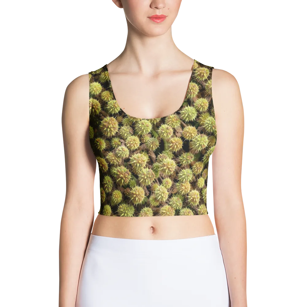 Thornfruit Meadow on Crop Top — Front