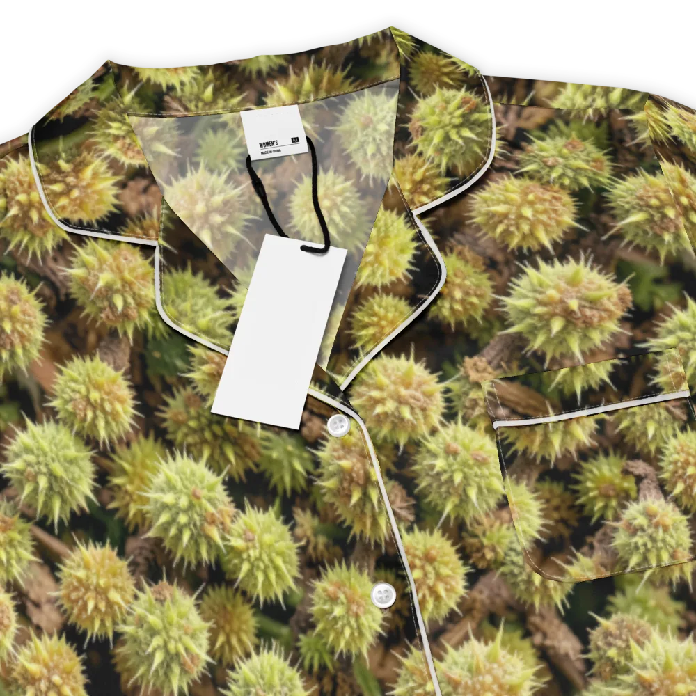 Thornfruit Meadow on Women's Short Sleeve Pajama Top — Product details