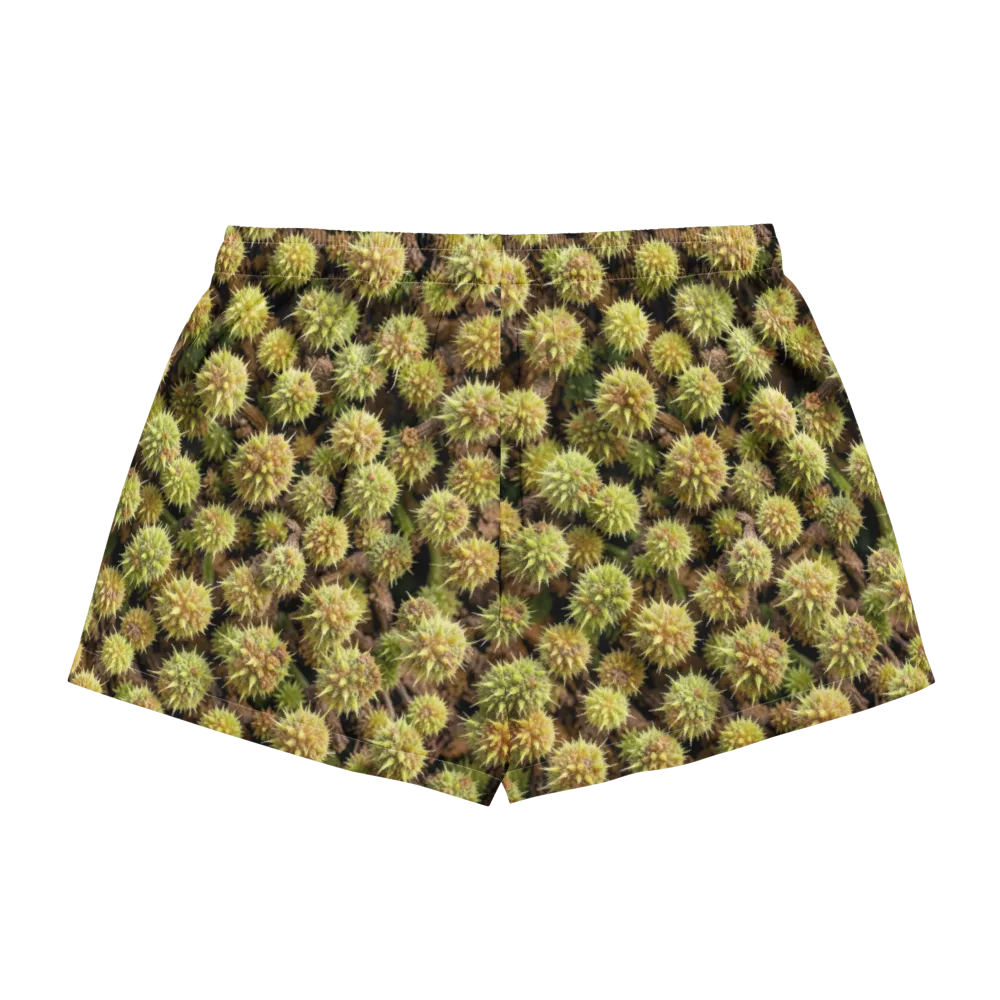 Thornfruit Meadow on Women's Pajama Shorts — Back