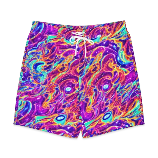 Fuchsia Fury on a Men's Board Shorts