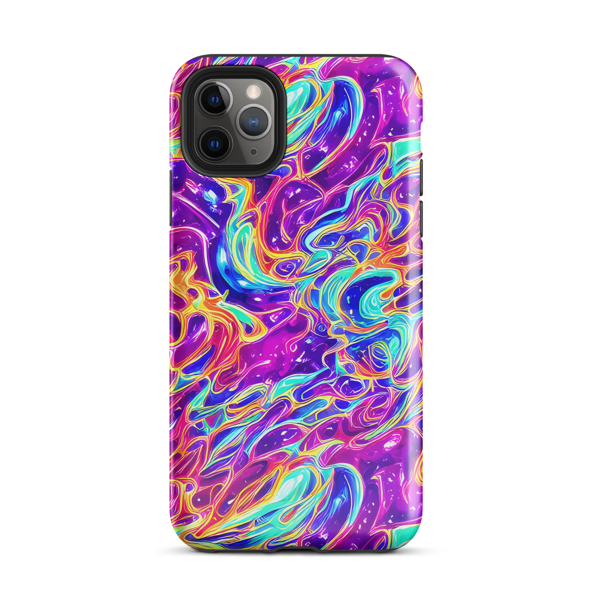 Fuchsia Fury on Tough Case for iPhone® — Front