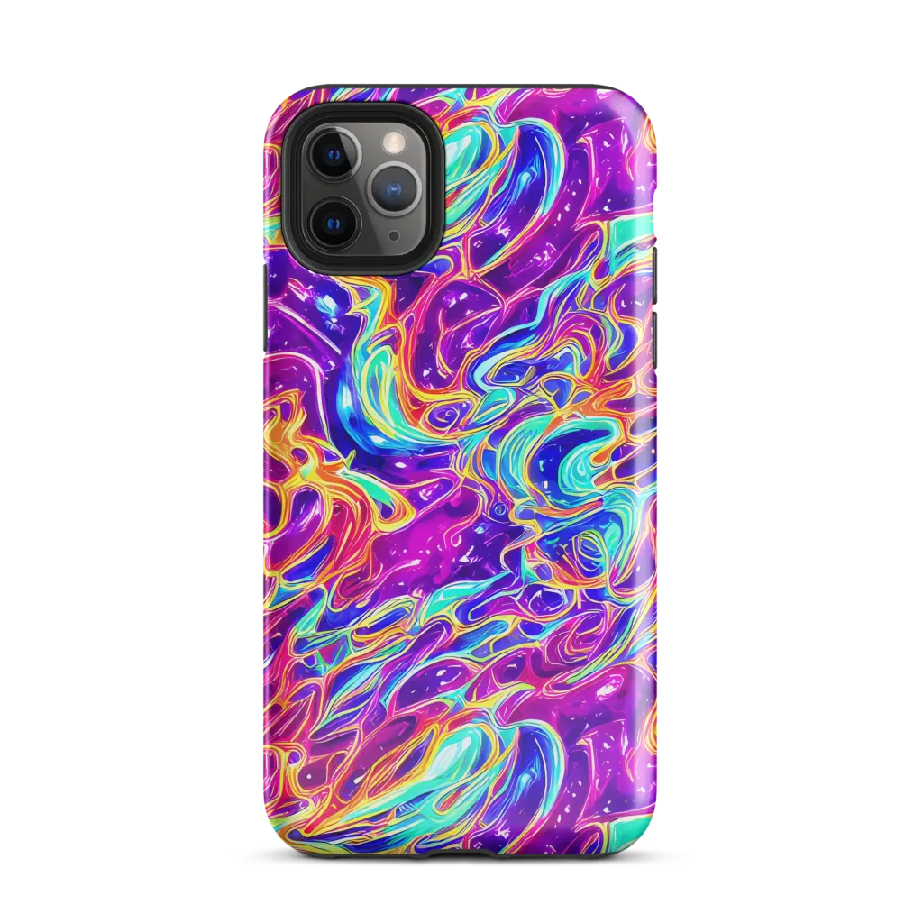 Fuchsia Fury on Tough Case for iPhone® — Front
