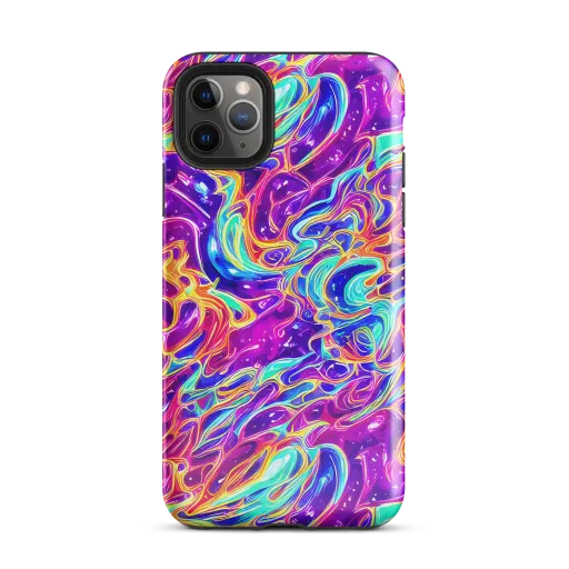 Fuchsia Fury on a Tough Case for iPhone®