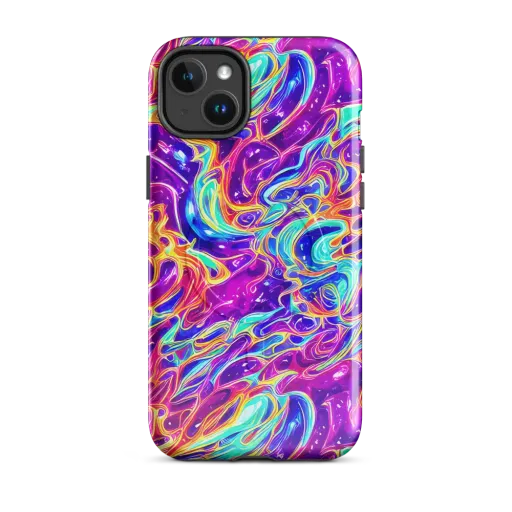 Fuchsia Fury on a MagSafe Tough Case for iPhone®