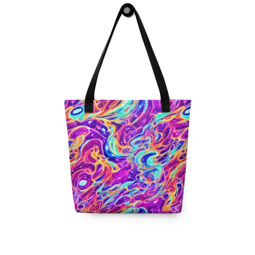 Fuchsia Fury on a Tote Bag