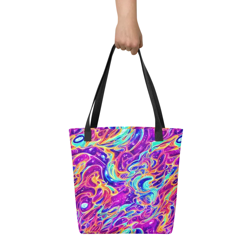 Fuchsia Fury on Tote Bag — Front